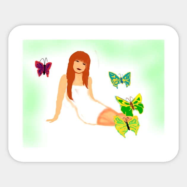 Butterfly Sticker by sjz3